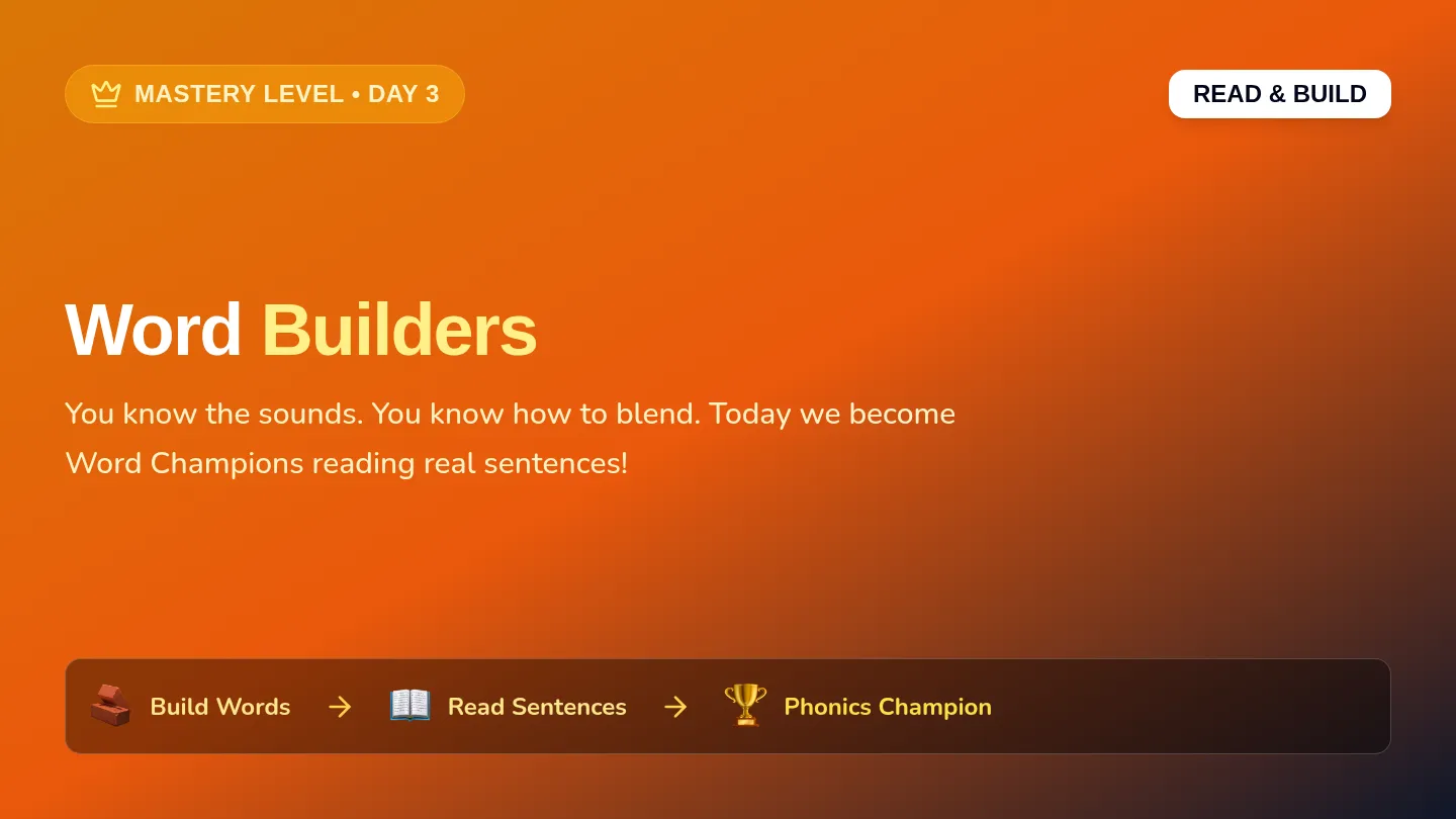 Word Builders Slides