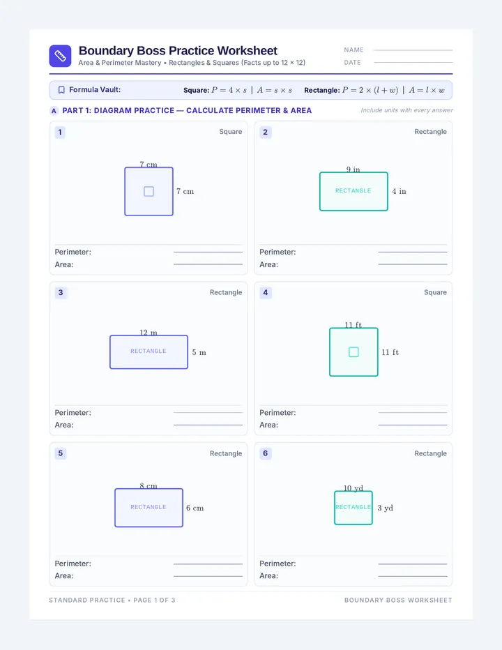 Boundary Boss Practice Worksheet