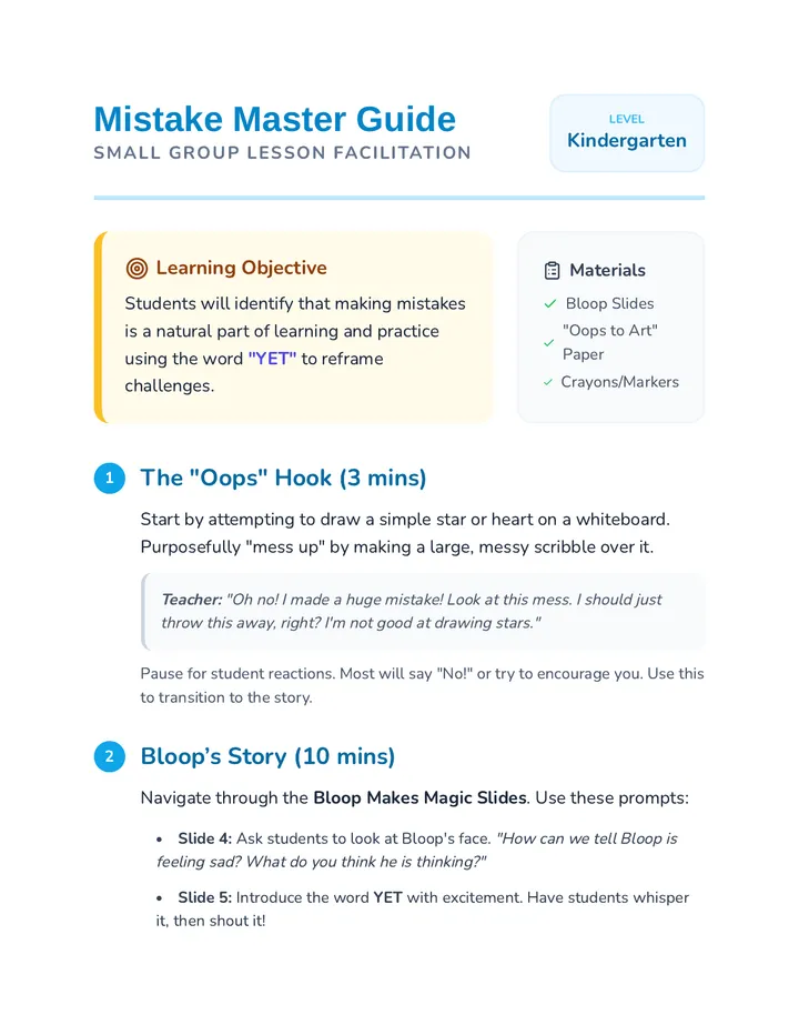Mistake Master Guide