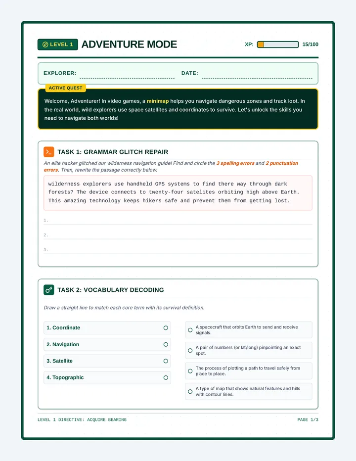 Navigation Quest Packet
