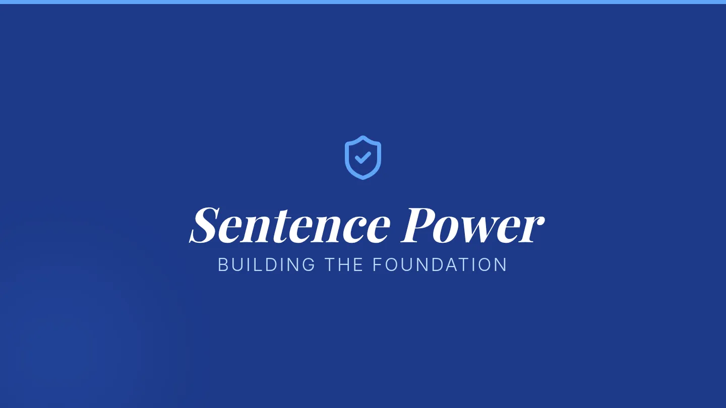Sentence Power Slides