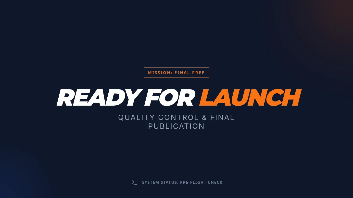Launch Prep Deck