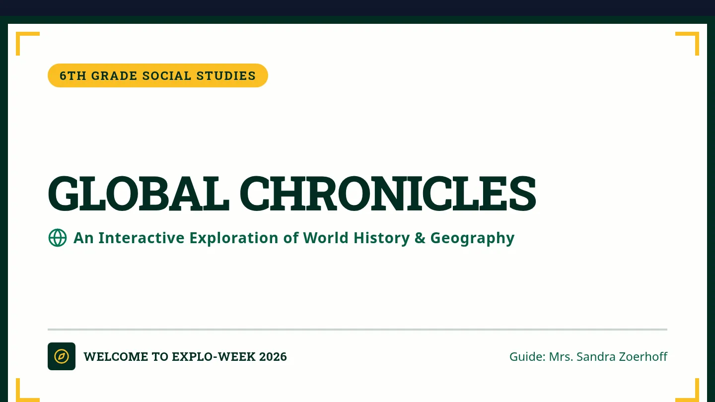 Global Chronicles Syllabus Slides