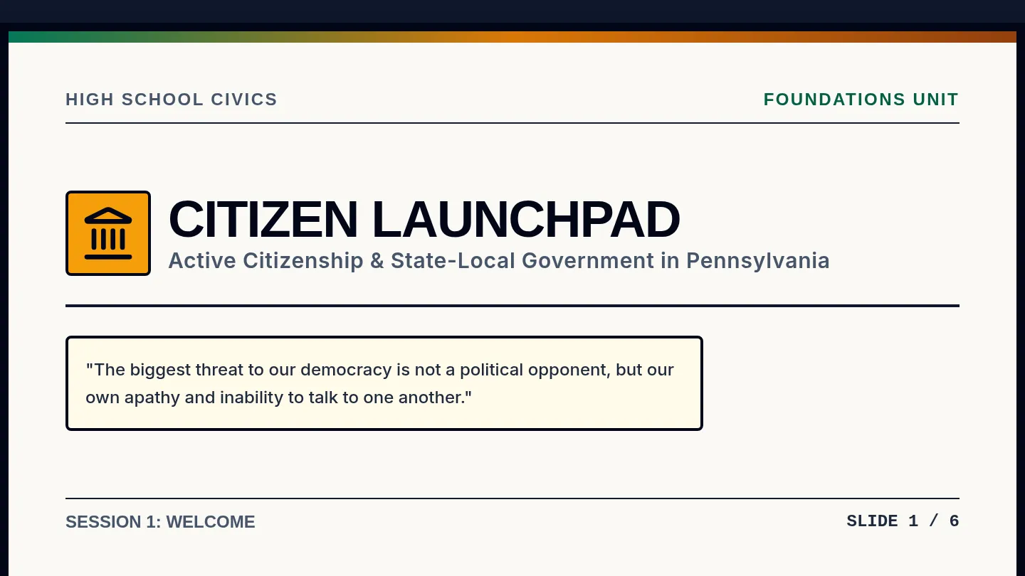 Citizen Launchpad Slides