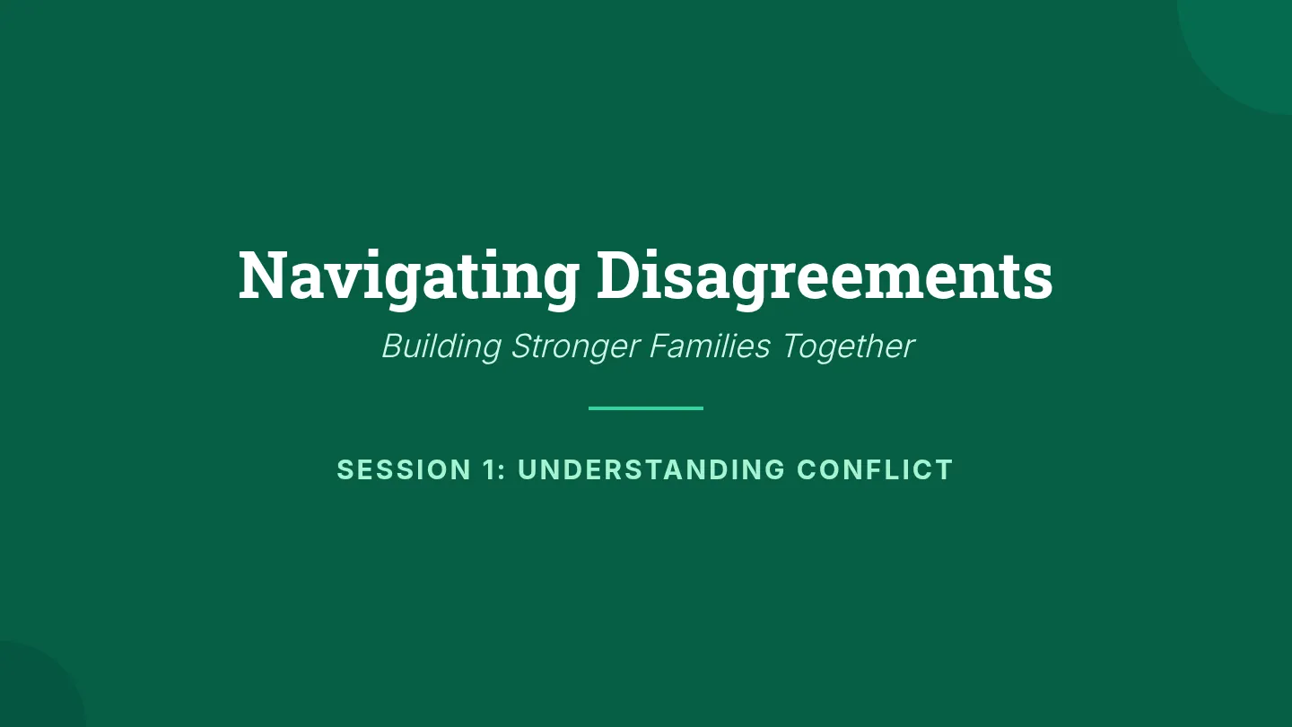 Conflict Foundations Presentation