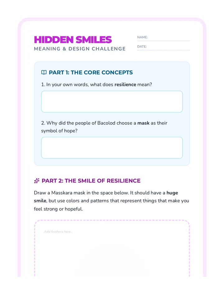 Hidden Smiles Worksheet
