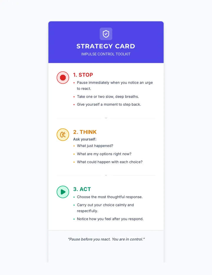 Strategy Card Handout
