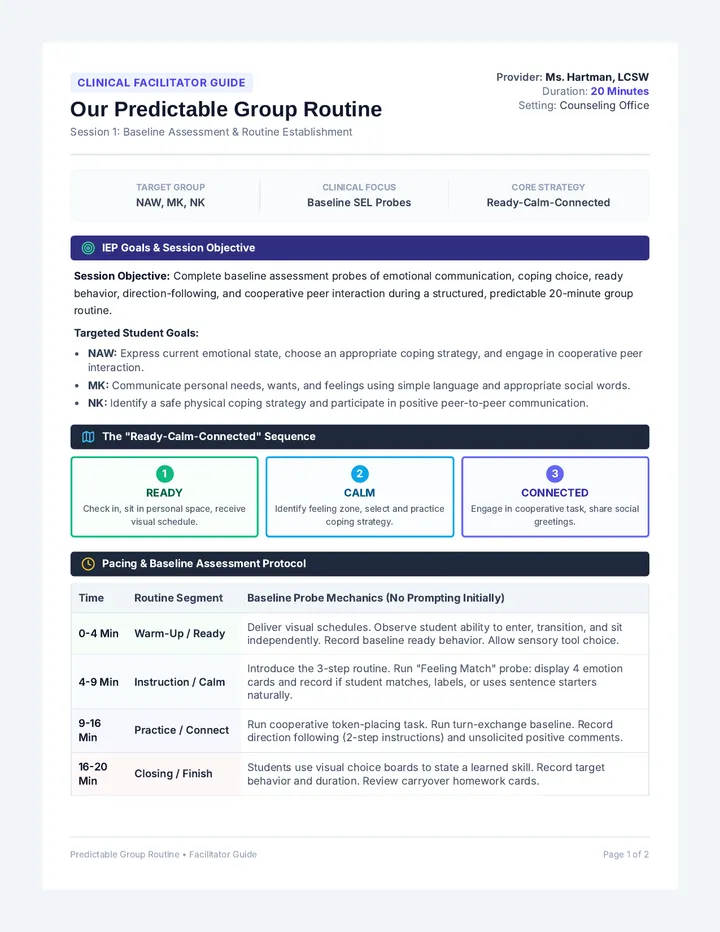 Routine Facilitator Guide