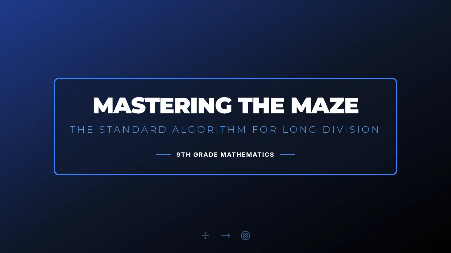 Long Division Slide Deck