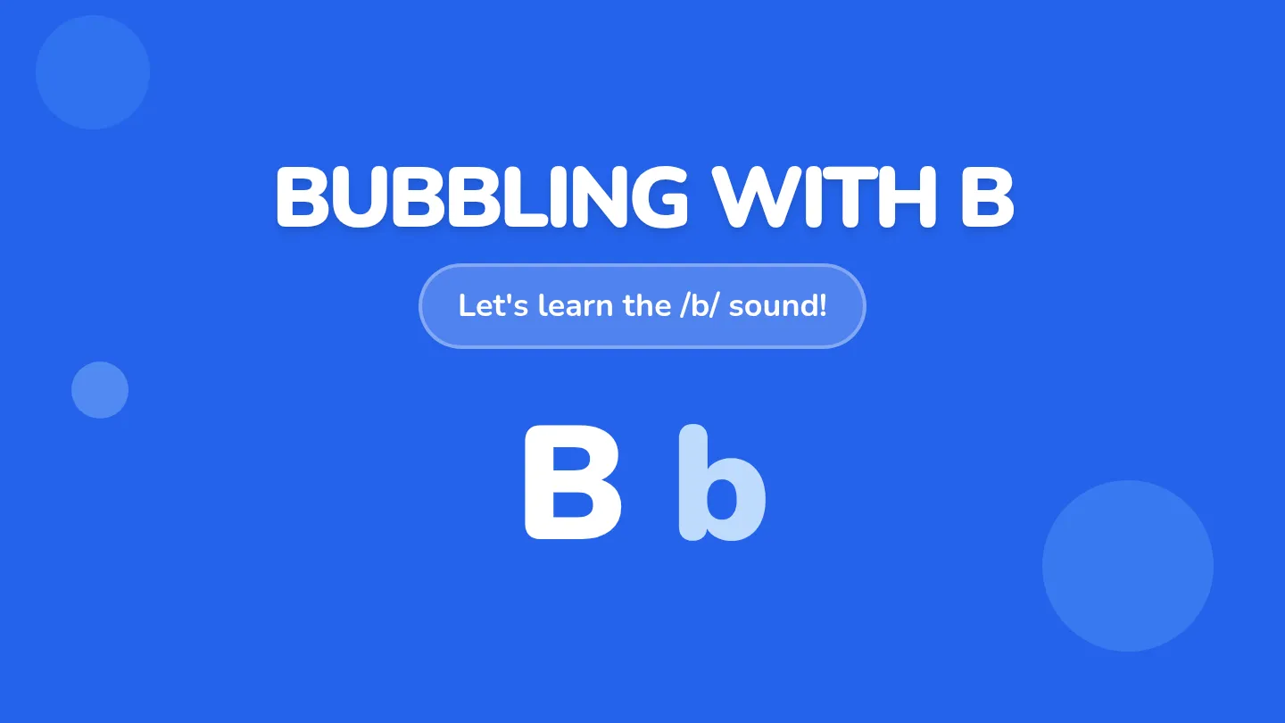 B Sound Intro Slides