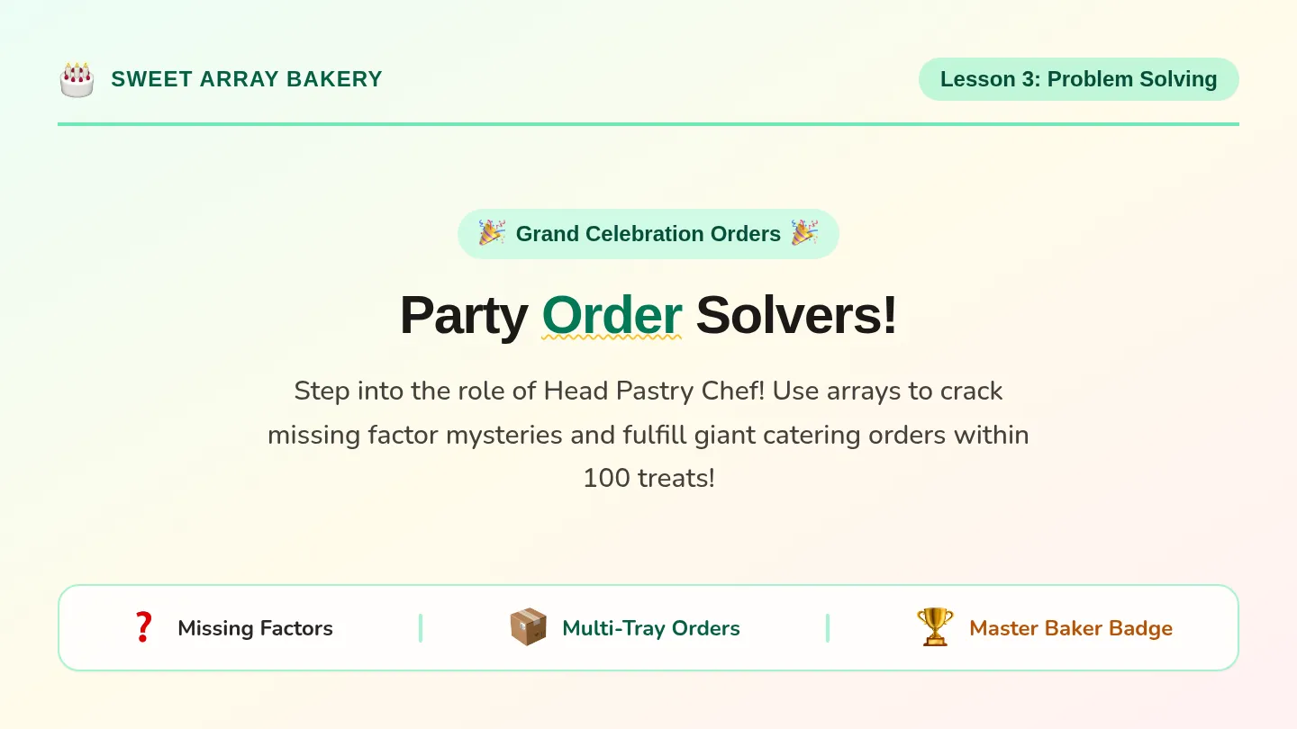 Bakery Orders Slides