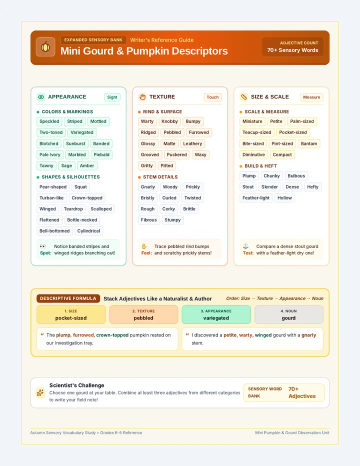 Gourd Descriptors Anchor Chart