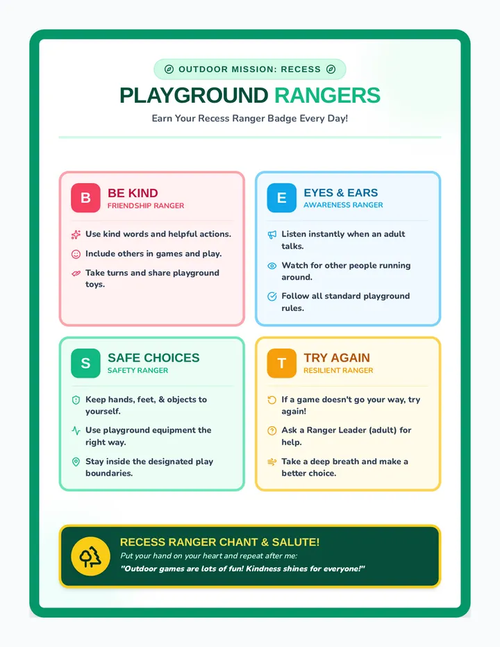 BEST Recess Rangers Poster