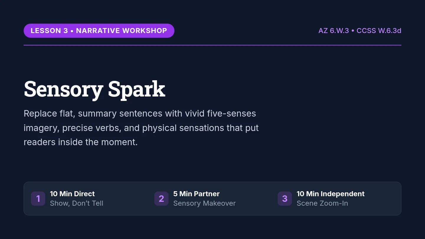 Sensory Spark Slides