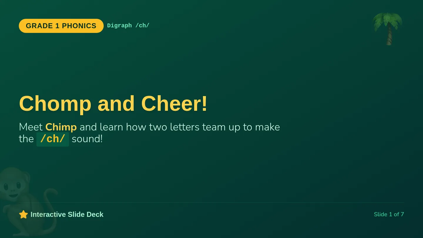Chomp and Cheer Slides