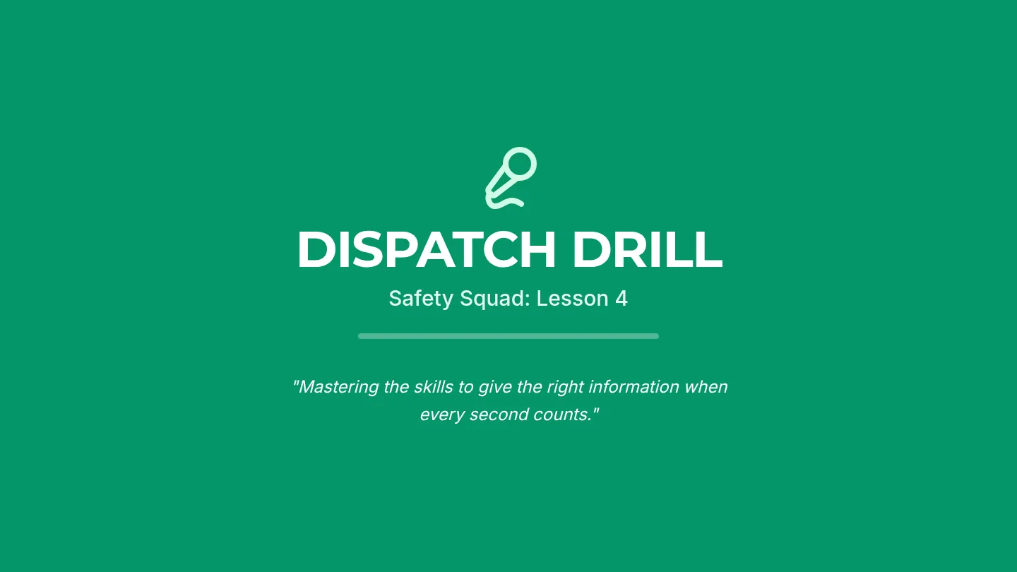 Dispatch Drill Slides