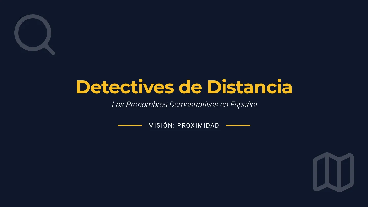 Detectives de Distancia Slides