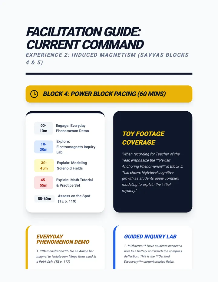 Current Command Facilitation Guide