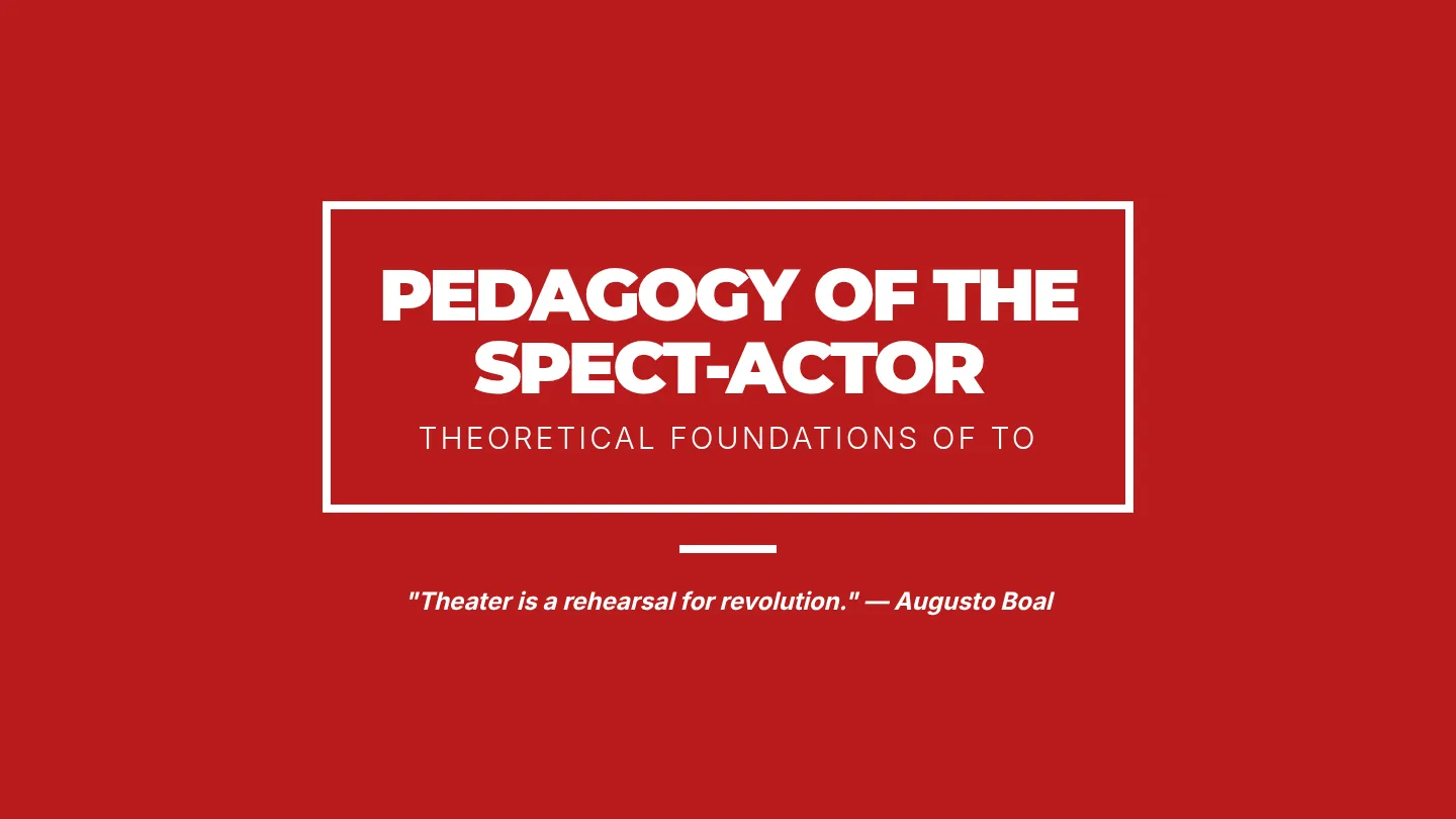 Pedagogy of the Spect-Actor Slides