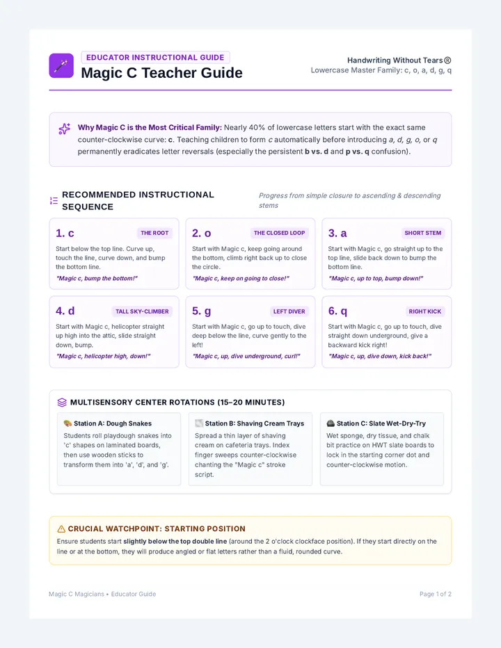 Magic C Teacher Guide
