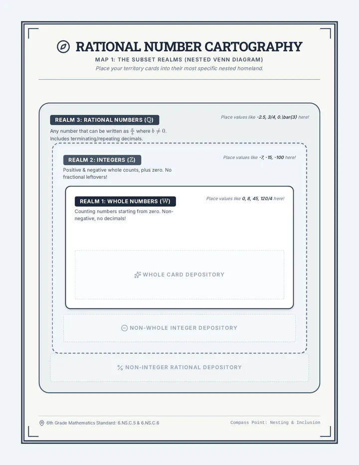 Cartography Sorting Mats page 1