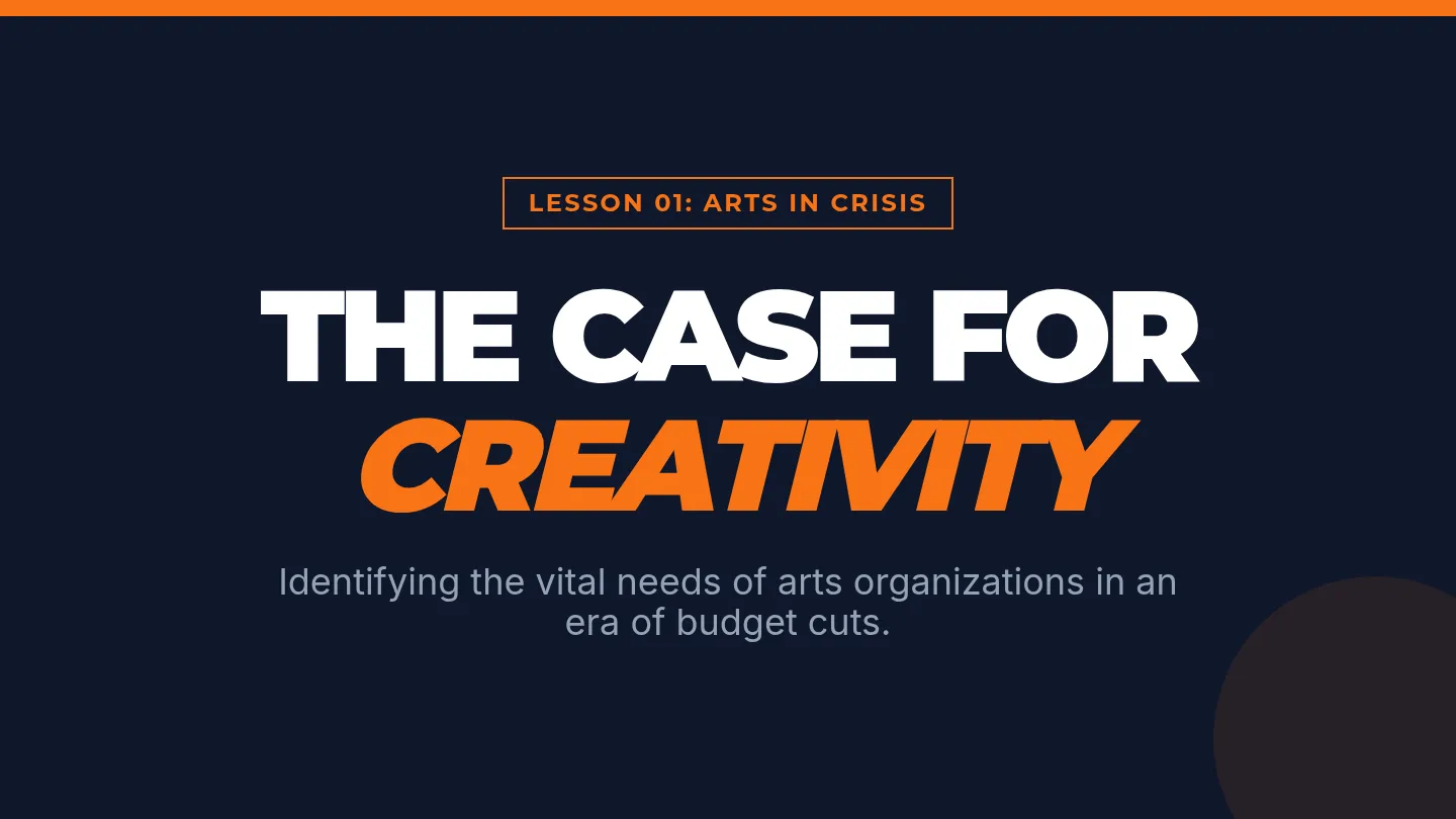 Arts in Crisis Slides