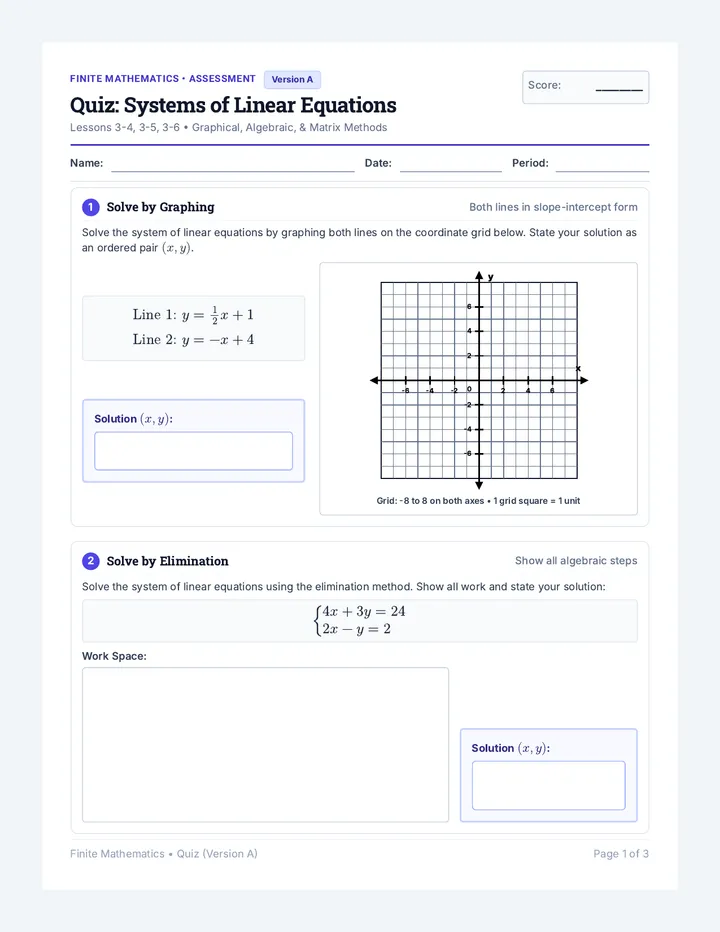 Systems Mastery Quiz