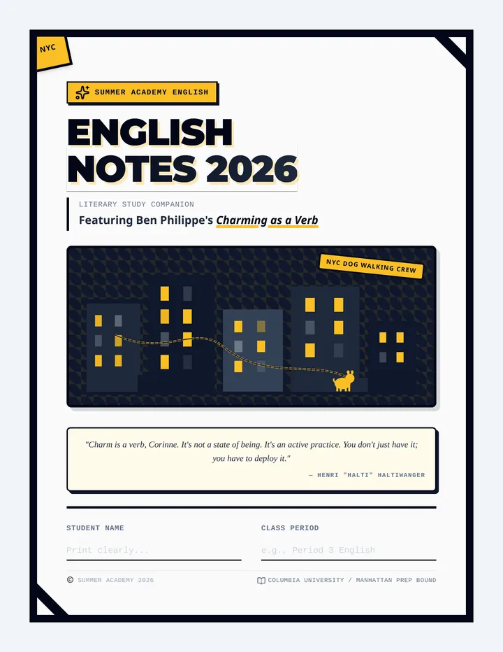 Charming Notes Cover Page