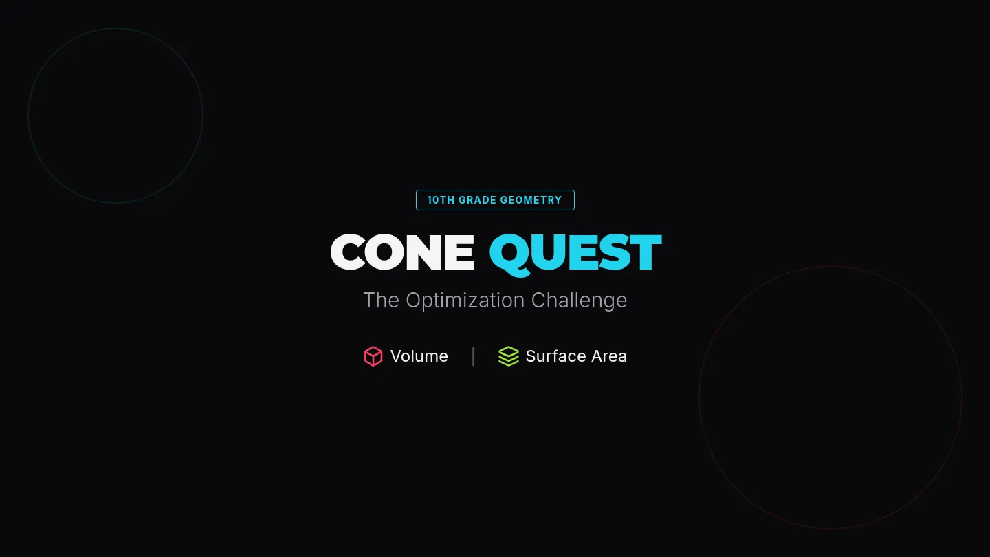 Cone Optimization Slides