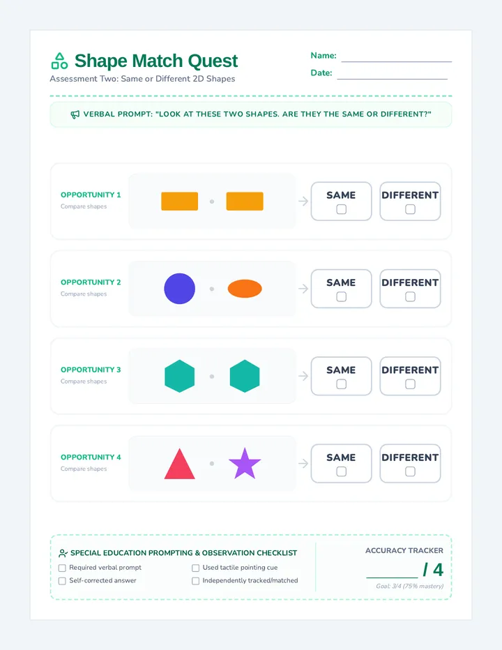 Shape Match Two