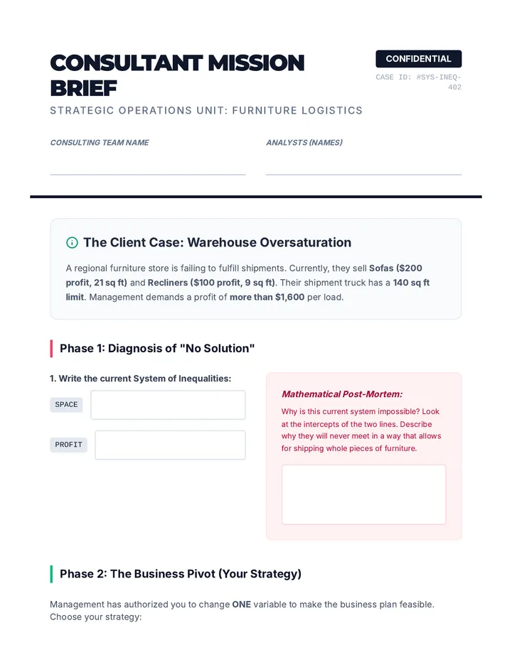 Consultant Mission Brief