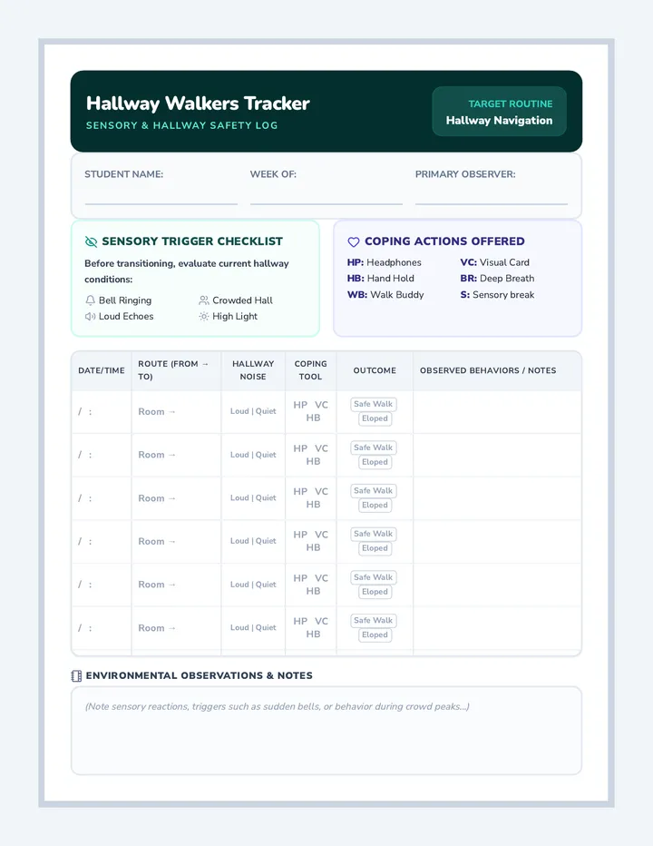Hallway Walkers Tracker