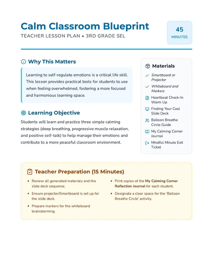 How Can We Stay Calm • Lesson • Lenny.com