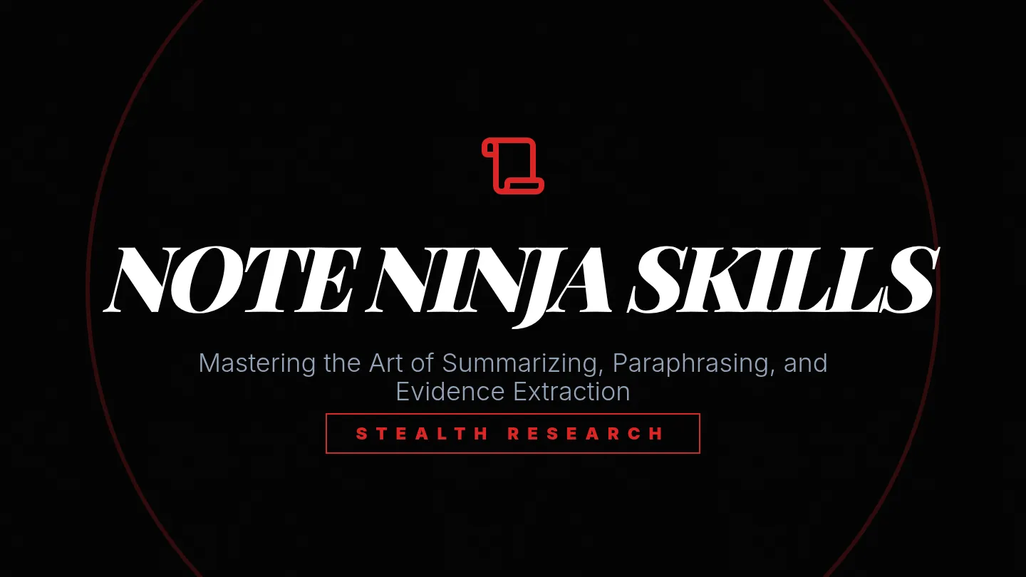 Note Ninja Slides