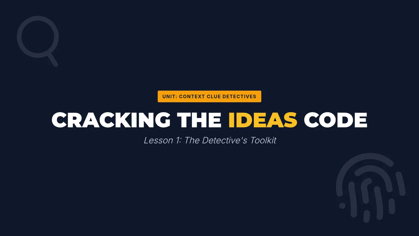 IDEAS Clues Slides