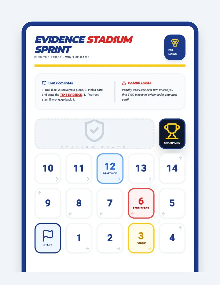 Stadium Sprint Board Game v2