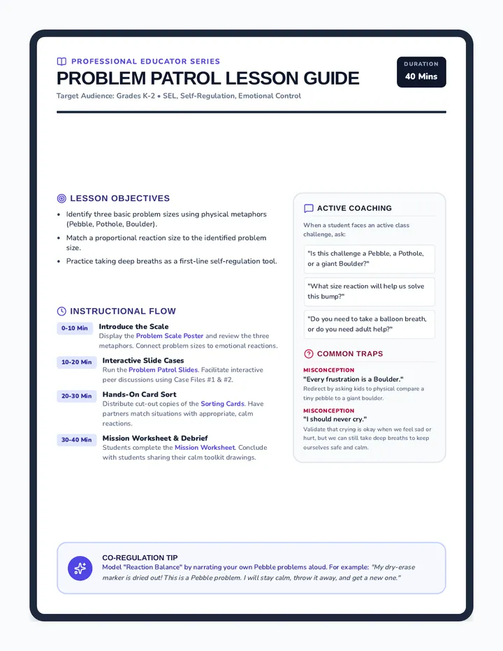 Problem Patrol Teacher Guide