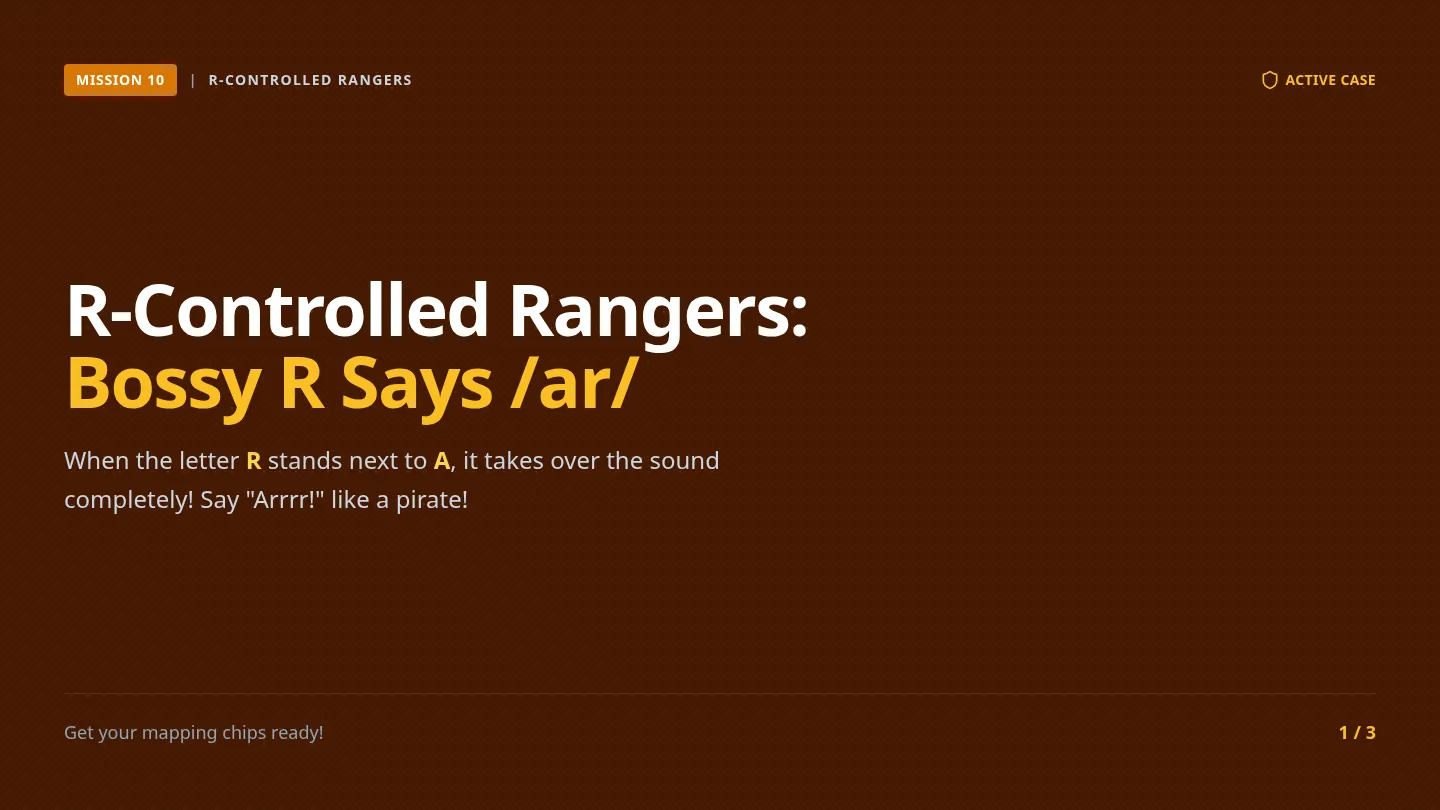 R-Controlled Rangers Ar Slides