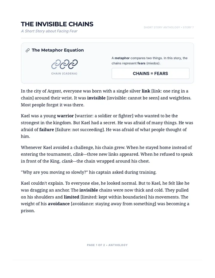 Invisible Chains Anthology Document