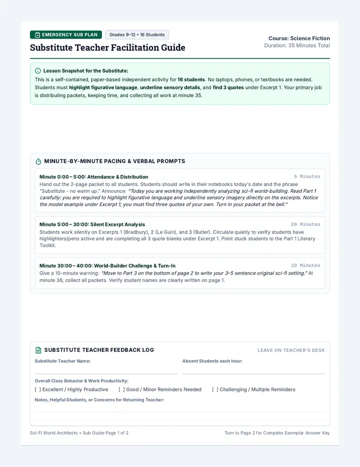 World Architects Sub Guide