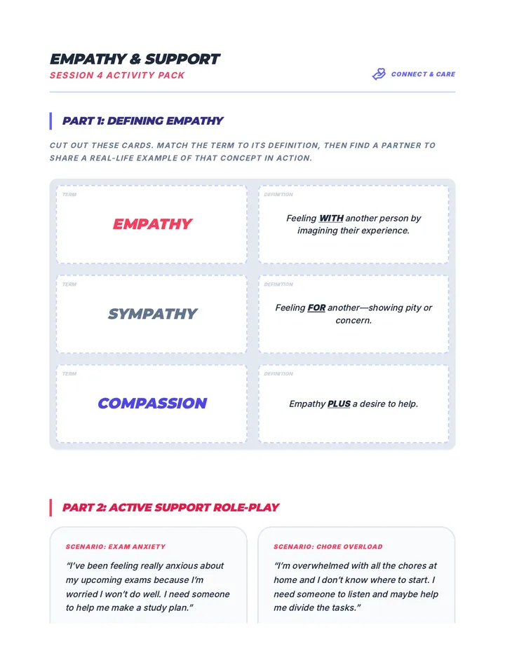 Empathy Activity Pack