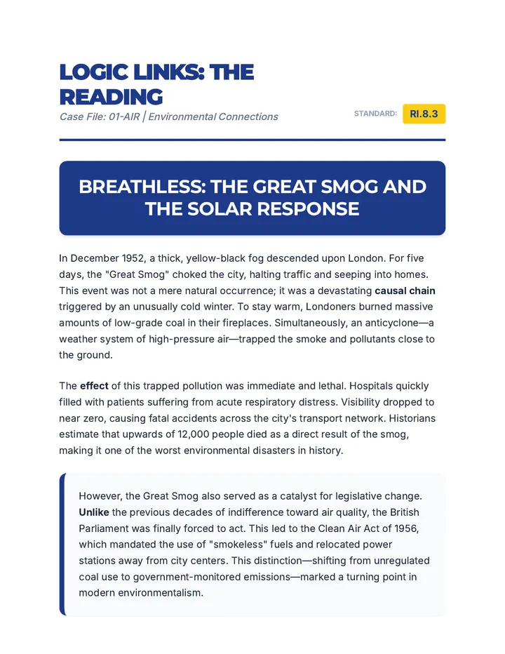 Logic Links Reading Passage