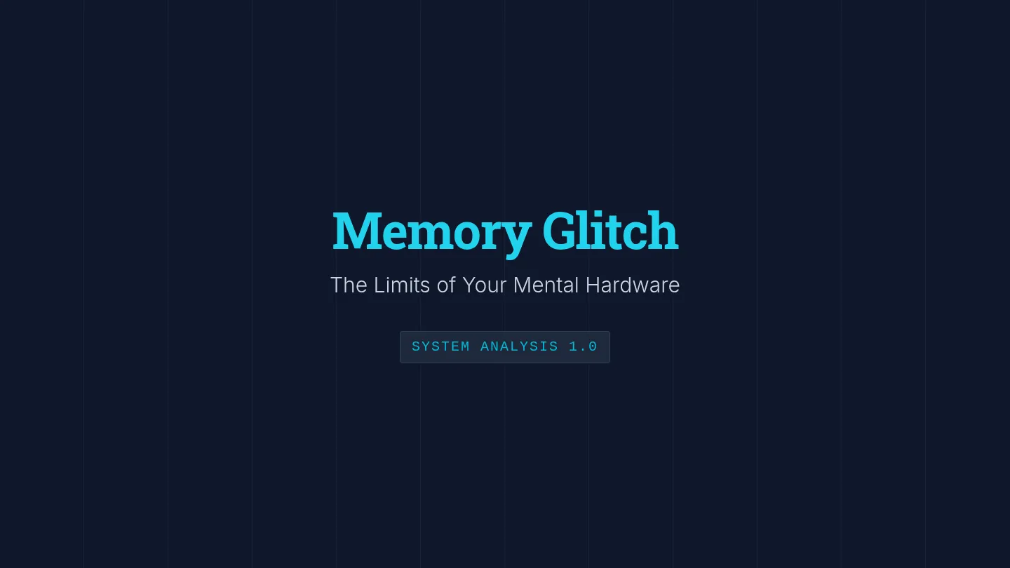 Memory Glitch Slides