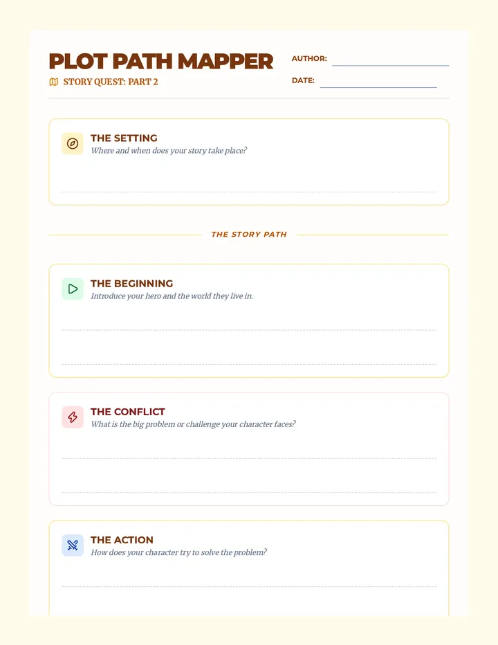 Plot Development Worksheet
