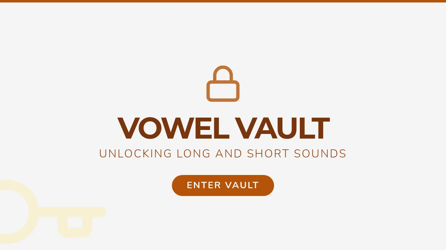 Vowel Vault Slides