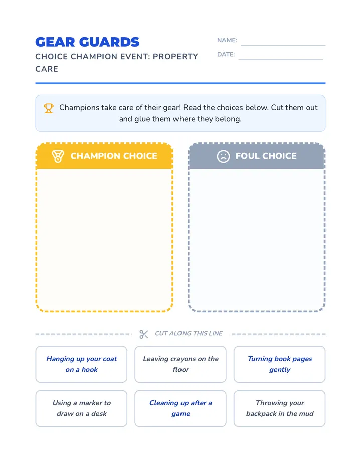Property Protectors Activity