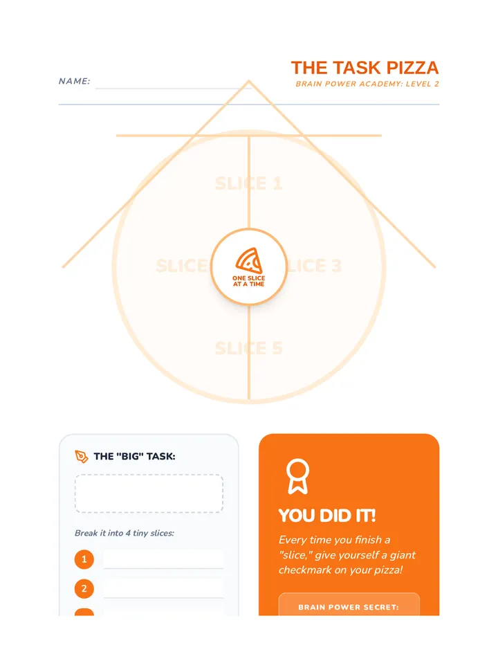 Task Pizza Worksheet