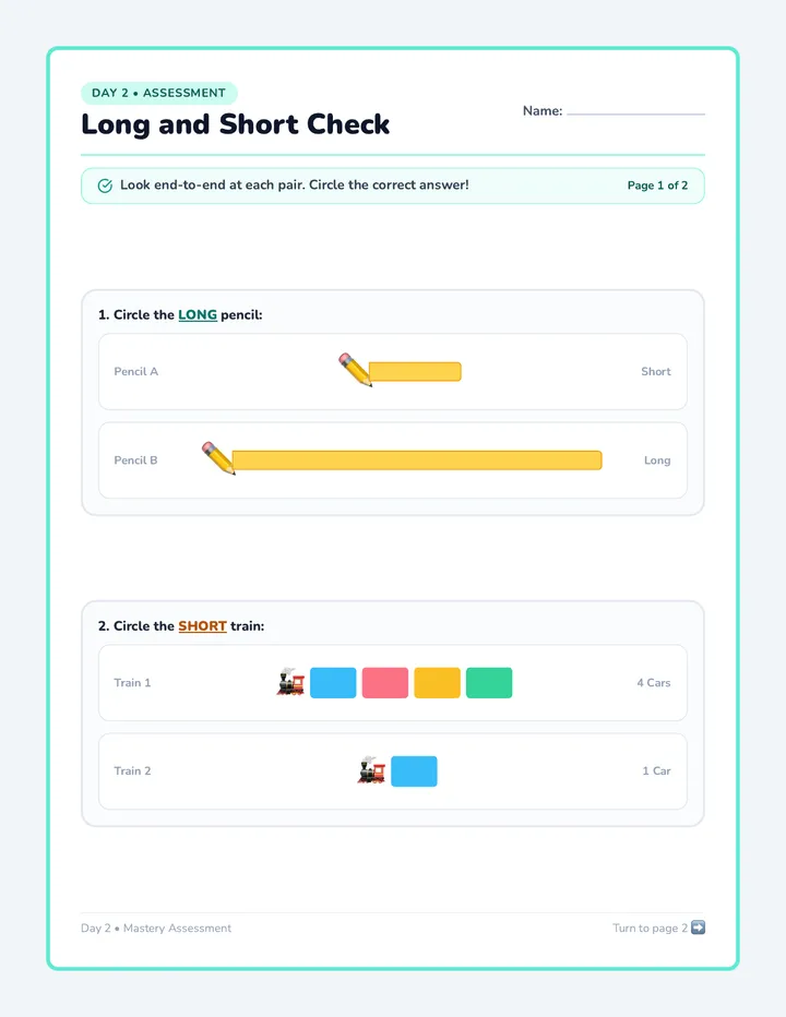 Long Short Assessment