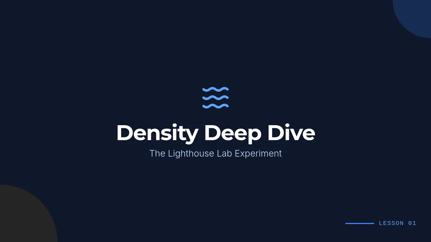 Density Discovery Slides