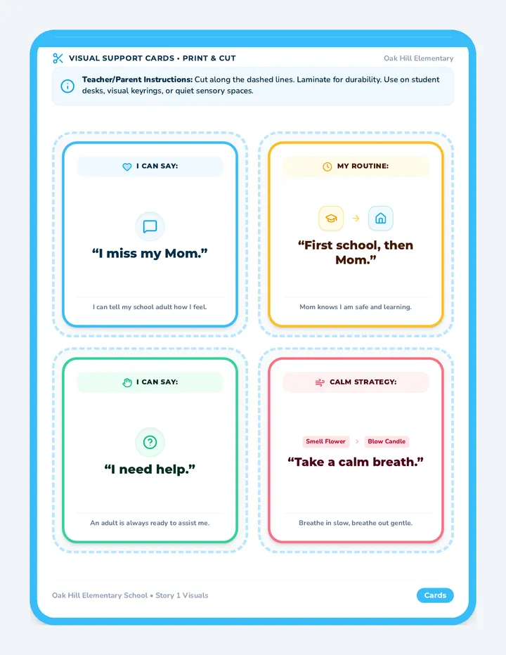Want Mom Companion Cards